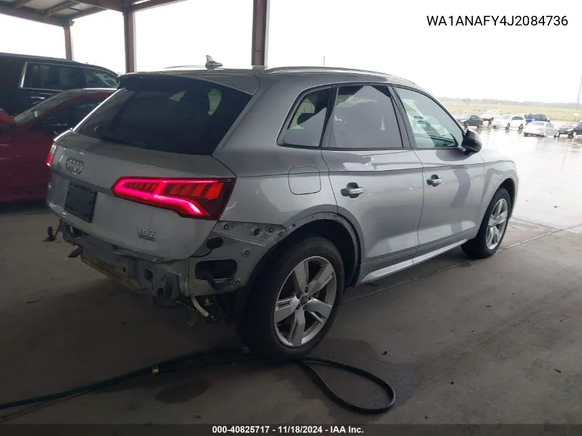 2018 Audi Q5 2.0T Premium/2.0T Tech Premium VIN: WA1ANAFY4J2084736 Lot: 40825717