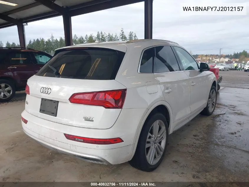 2018 Audi Q5 2.0T Premium/2.0T Tech Premium VIN: WA1BNAFY7J2012157 Lot: 40832756