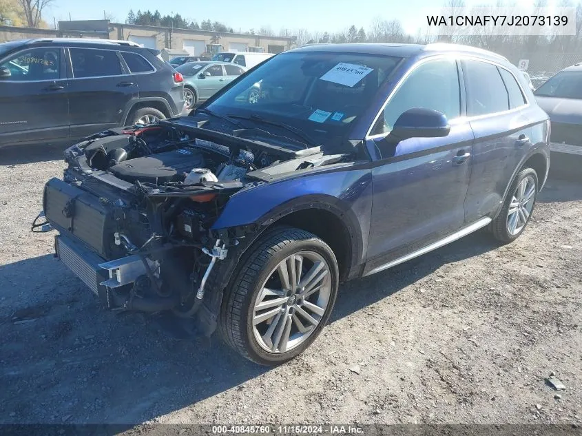 2018 Audi Q5 2.0T Premium/2.0T Tech Premium VIN: WA1CNAFY7J2073139 Lot: 40845760