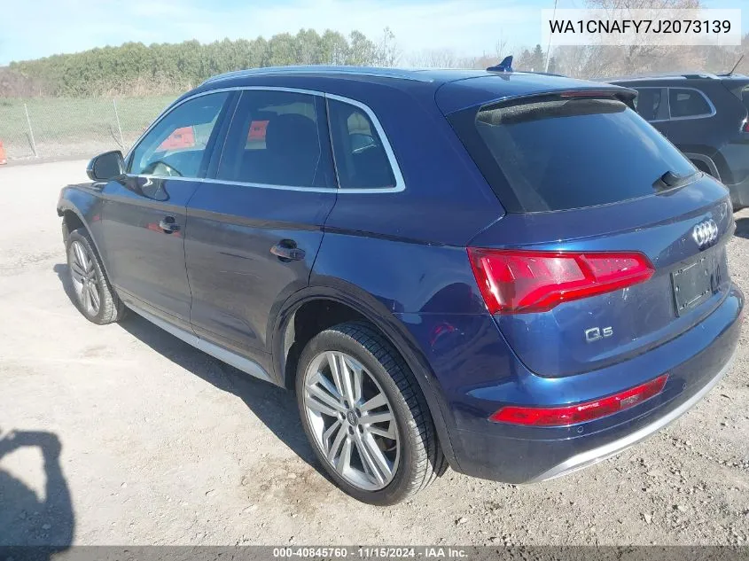 2018 Audi Q5 2.0T Premium/2.0T Tech Premium VIN: WA1CNAFY7J2073139 Lot: 40845760