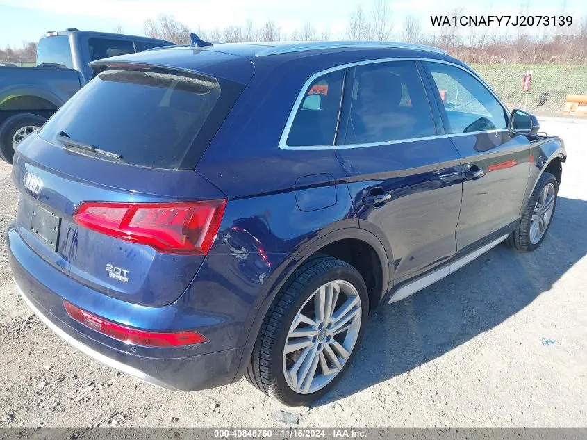 2018 Audi Q5 2.0T Premium/2.0T Tech Premium VIN: WA1CNAFY7J2073139 Lot: 40845760