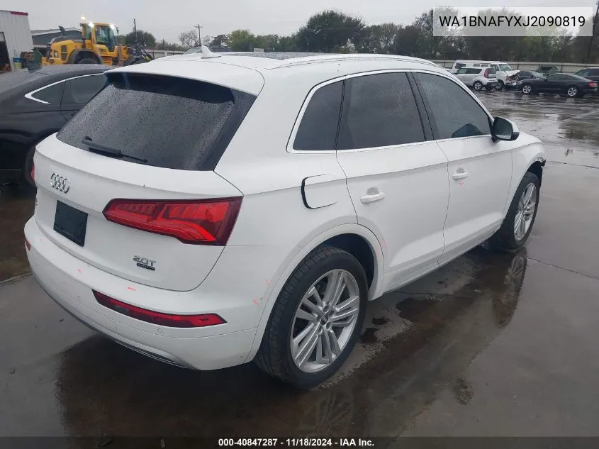 2018 Audi Q5 2.0T Premium/2.0T Tech Premium VIN: WA1BNAFYXJ2090819 Lot: 40847287