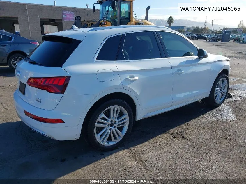 2018 Audi Q5 2.0T Premium VIN: WA1CNAFY7J2045065 Lot: 40856155