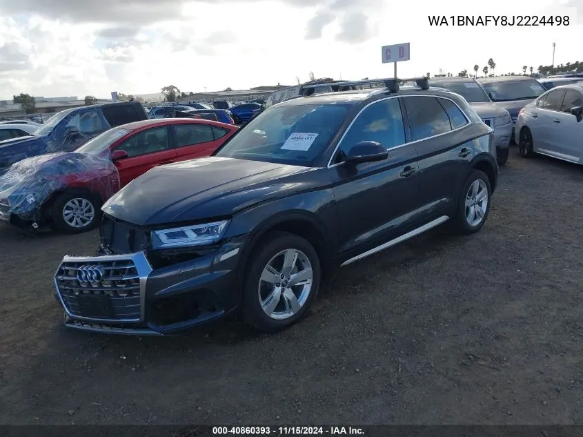 2018 Audi Q5 2.0T Premium/2.0T Tech Premium VIN: WA1BNAFY8J2224498 Lot: 40860393