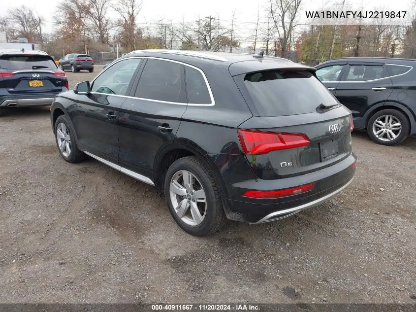 2018 Audi Q5 2.0T Premium/2.0T Tech Premium VIN: WA1BNAFY4J2219847 Lot: 40911667