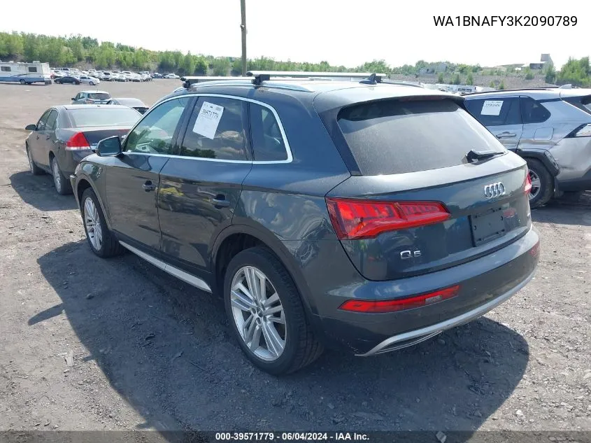 WA1BNAFY3K2090789 2019 Audi Q5 45 Premium