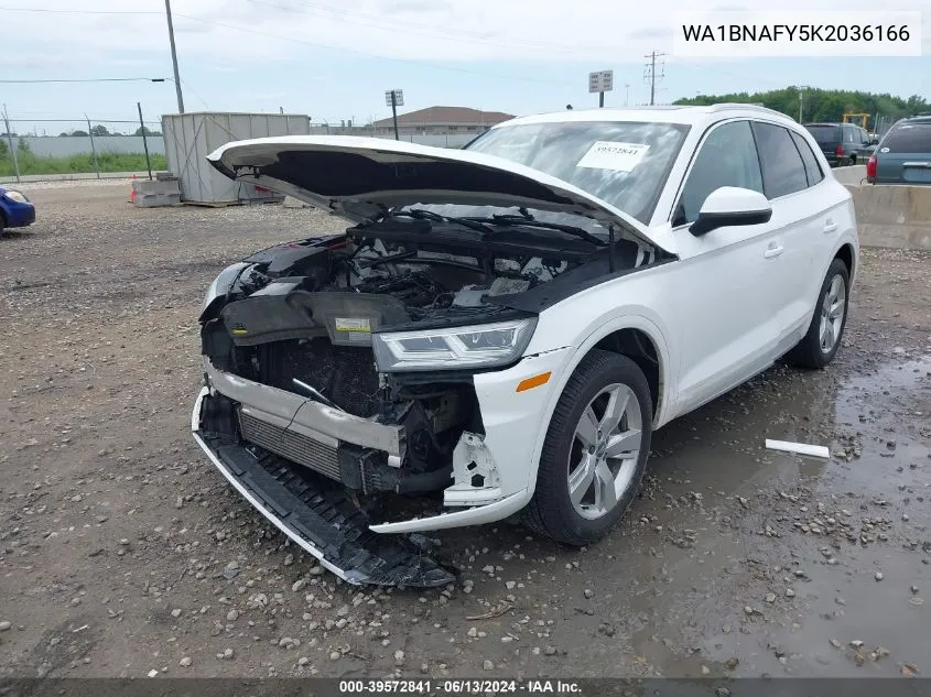 WA1BNAFY5K2036166 2019 Audi Q5 45 Premium