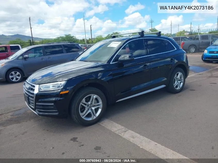 WA1ANAFY4K2073186 2019 Audi Q5 45 Premium