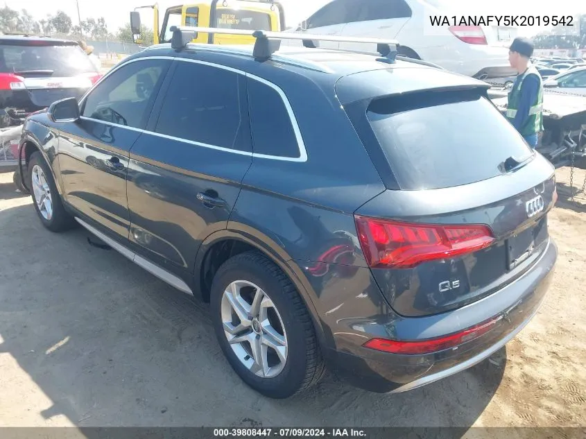 WA1ANAFY5K2019542 2019 Audi Q5 45 Premium