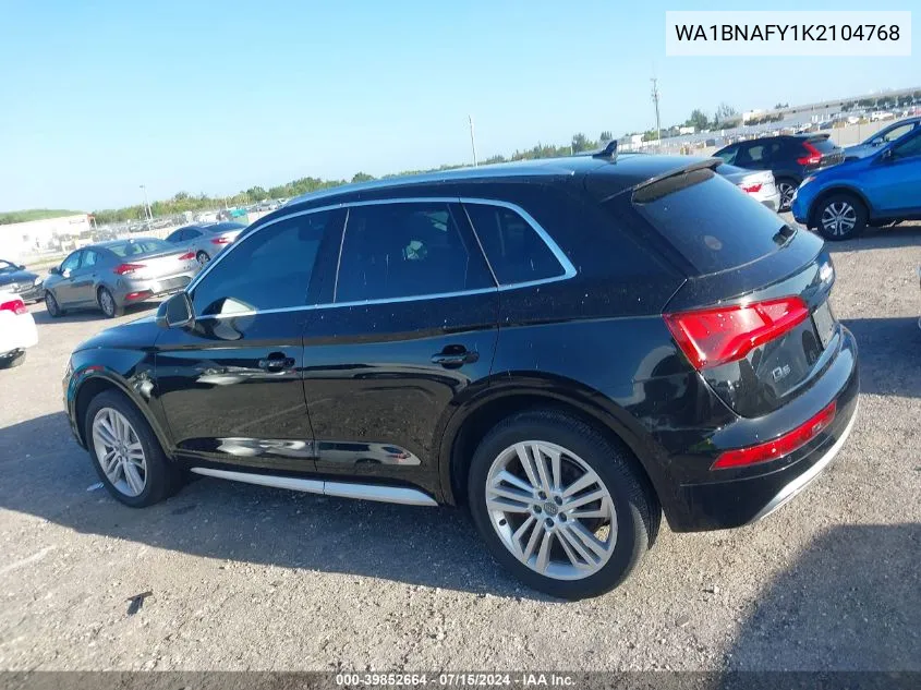 WA1BNAFY1K2104768 2019 Audi Q5 45 Premium