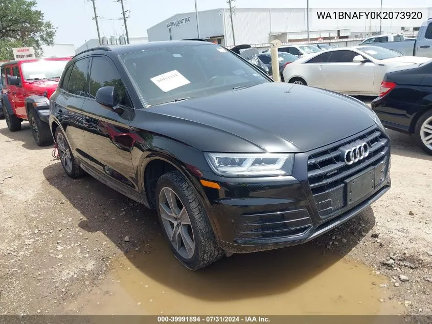 WA1BNAFY0K2073920 2019 Audi Q5 45 Premium