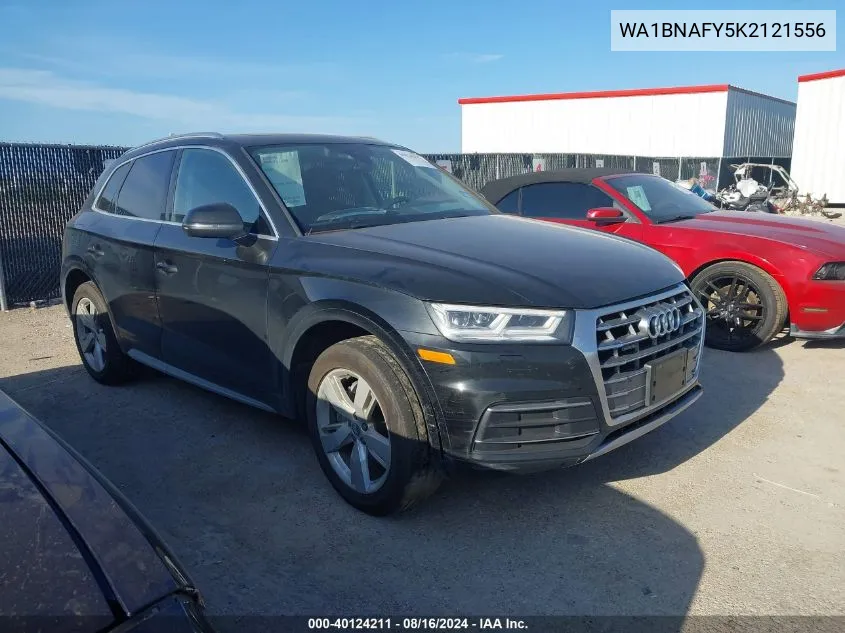 2019 Audi Q5 45 Premium VIN: WA1BNAFY5K2121556 Lot: 40124211