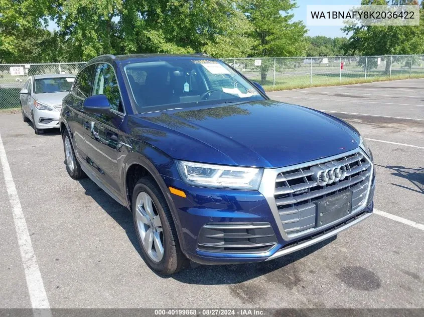 WA1BNAFY8K2036422 2019 Audi Q5 45 Premium