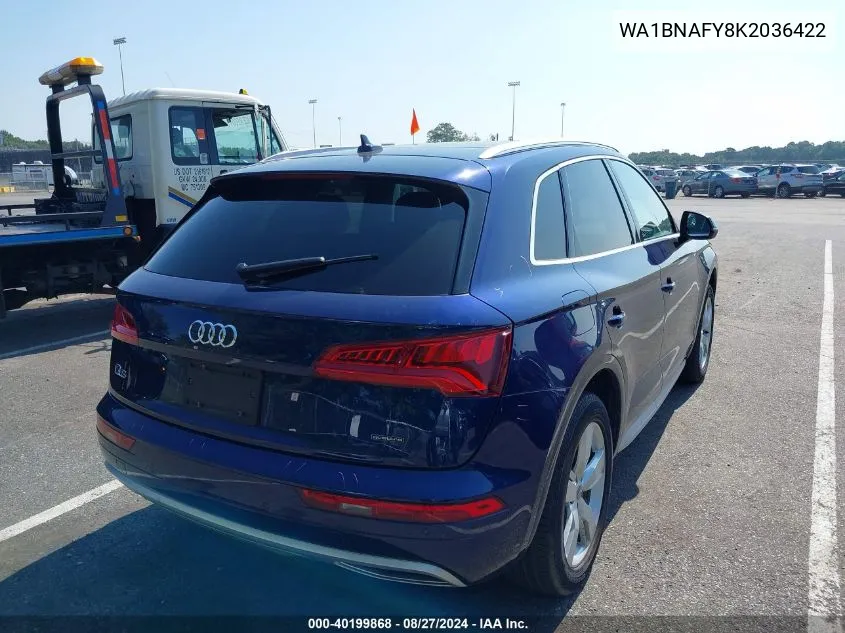 WA1BNAFY8K2036422 2019 Audi Q5 45 Premium