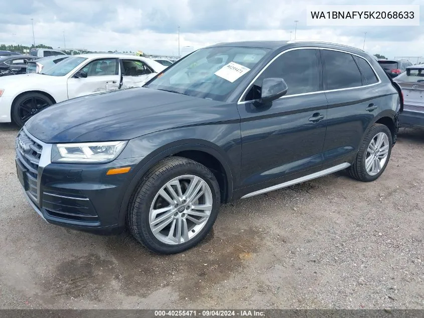 WA1BNAFY5K2068633 2019 Audi Q5 45 Premium