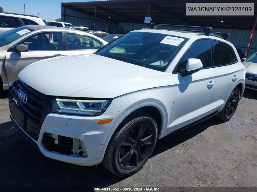 WA1CNAFYXK2128409 2019 Audi Q5 45 Premium