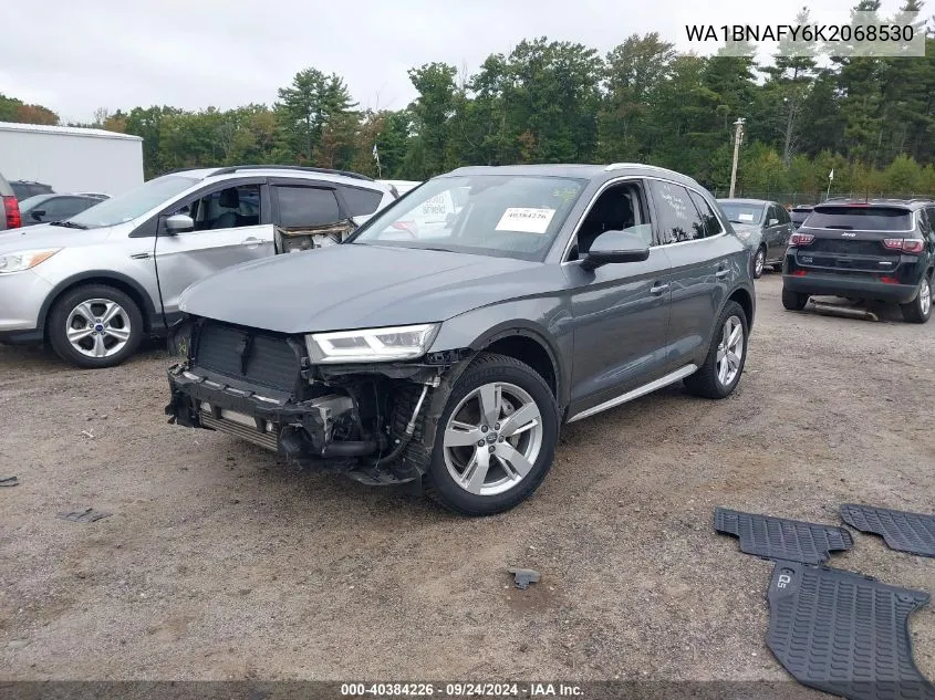 2019 Audi Q5 Premium Plus VIN: WA1BNAFY6K2068530 Lot: 40384226