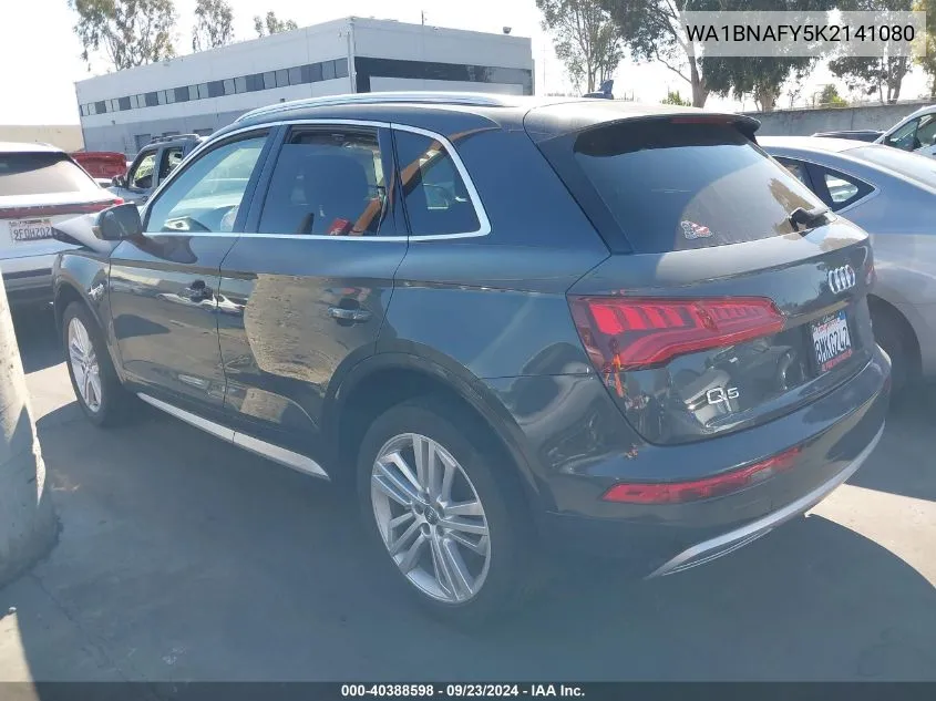 WA1BNAFY5K2141080 2019 Audi Q5 45 Premium