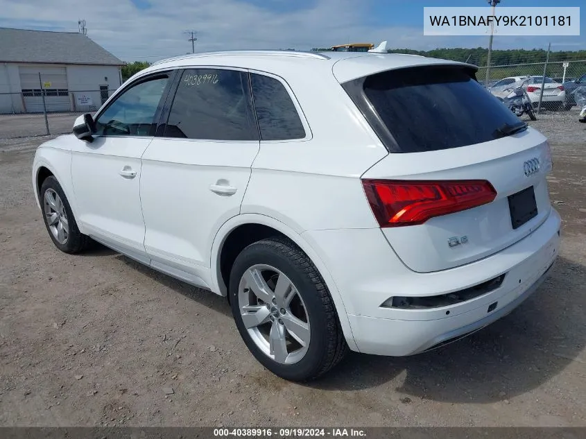 WA1BNAFY9K2101181 2019 Audi Q5 45 Premium