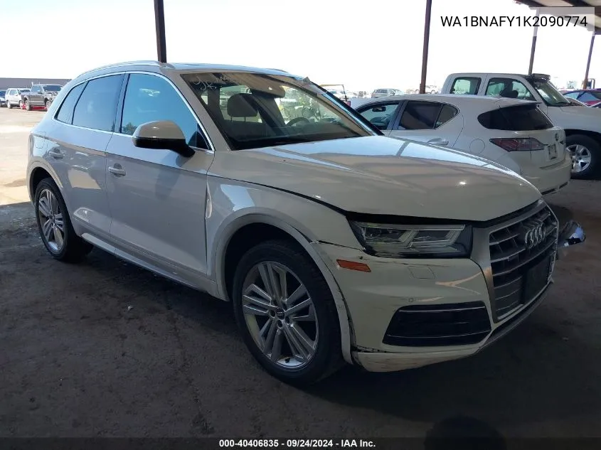 WA1BNAFY1K2090774 2019 Audi Q5 45 Premium