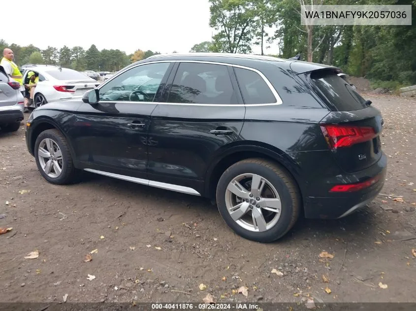 2019 Audi Q5 45 Premium VIN: WA1BNAFY9K2057036 Lot: 40411876