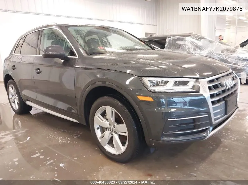 2019 Audi Q5 45 Premium VIN: WA1BNAFY7K2079875 Lot: 40433823