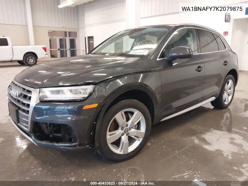 2019 Audi Q5 45 Premium VIN: WA1BNAFY7K2079875 Lot: 40433823