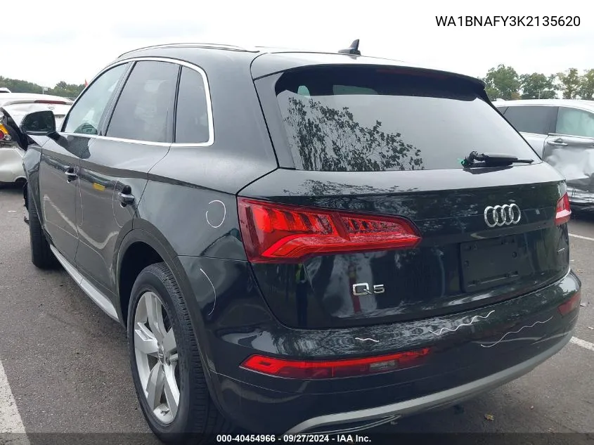 2019 Audi Q5 45 Premium VIN: WA1BNAFY3K2135620 Lot: 40454966