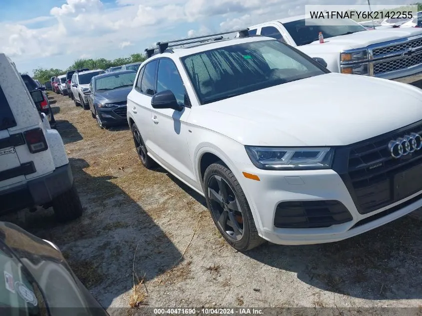 2019 Audi Q5 45 Premium VIN: WA1FNAFY6K2142255 Lot: 40471690