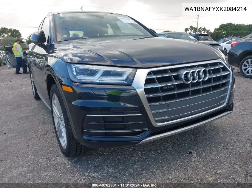 2019 Audi Q5 45 Premium VIN: WA1BNAFYXK2084214 Lot: 40762981