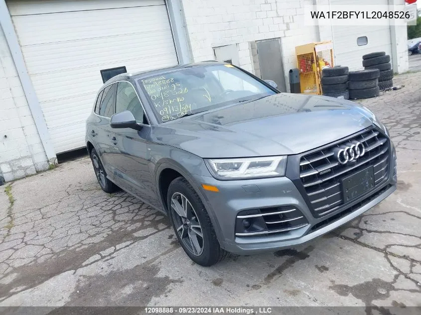 2020 Audi Q5 VIN: WA1F2BFY1L2048526 Lot: 12098888