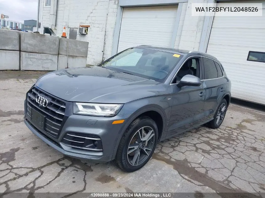 2020 Audi Q5 VIN: WA1F2BFY1L2048526 Lot: 12098888