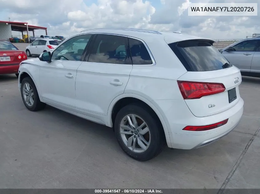 WA1ANAFY7L2020726 2020 Audi Q5 Premium 45 Tfsi Quattro S Tronic/Titanium Premium 45 Tfsi Quattro S Tronic