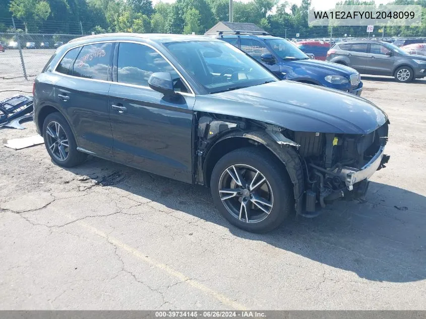 2020 Audi Q5 Premium Plus 55 Tfsi E Quattro S Tronic VIN: WA1E2AFY0L2048099 Lot: 39734145