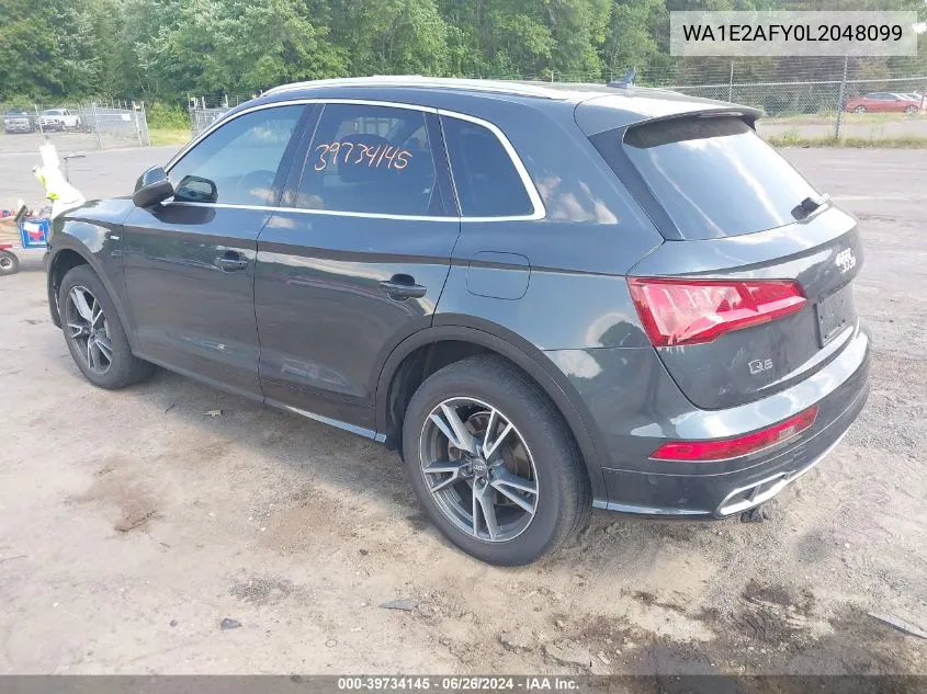 2020 Audi Q5 Premium Plus 55 Tfsi E Quattro S Tronic VIN: WA1E2AFY0L2048099 Lot: 39734145