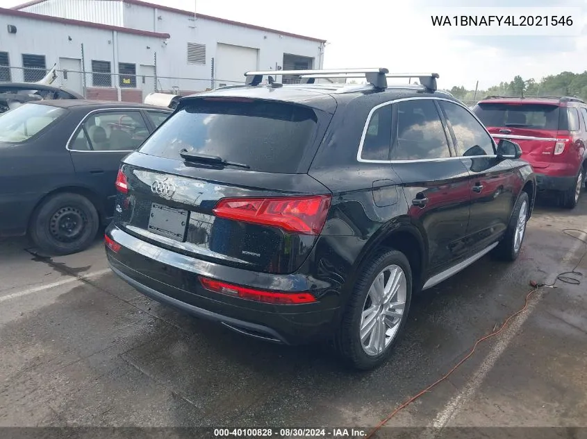 WA1BNAFY4L2021546 2020 Audi Q5 Premium Plus 45 Tfsi Quattro S Tronic