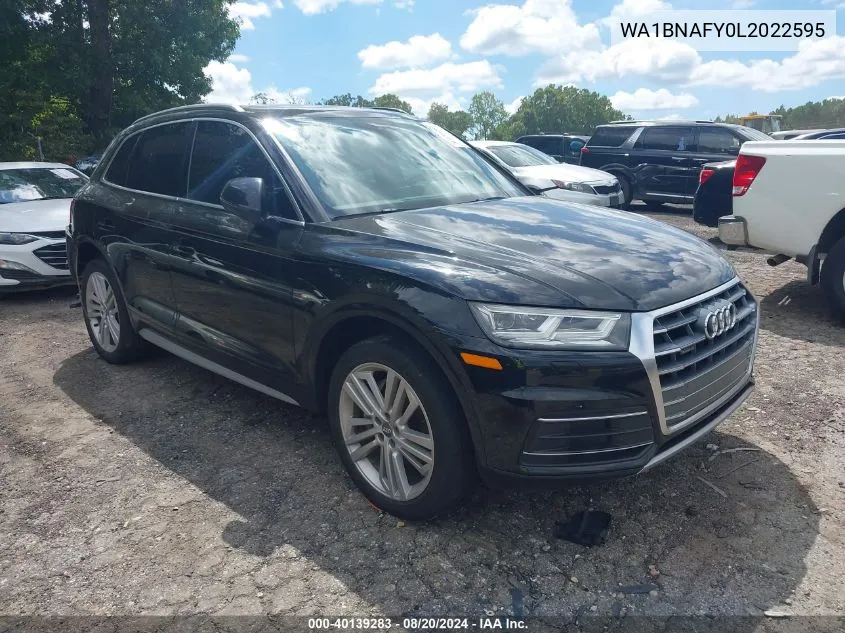 WA1BNAFY0L2022595 2020 Audi Q5 Premium Plus