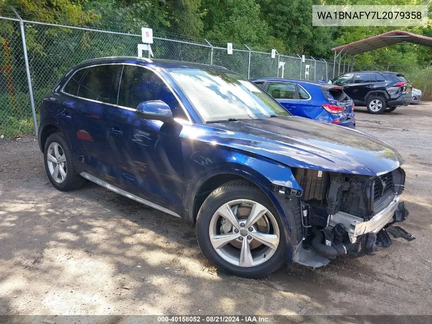 2020 Audi Q5 Premium Plus 45 Tfsi Quattro S Tronic VIN: WA1BNAFY7L2079358 Lot: 40158052