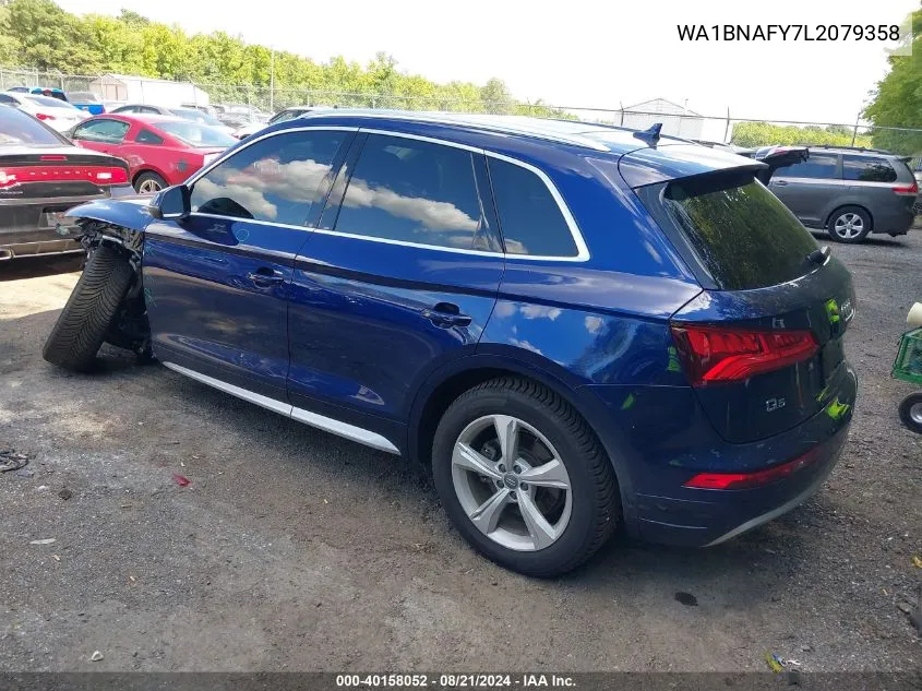 2020 Audi Q5 Premium Plus 45 Tfsi Quattro S Tronic VIN: WA1BNAFY7L2079358 Lot: 40158052