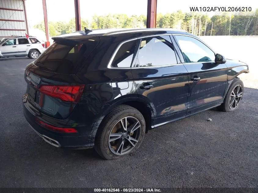 2020 Audi Q5 Premium 55 Tfsi E Quattro S Tronic VIN: WA1G2AFY0L2066210 Lot: 40162546