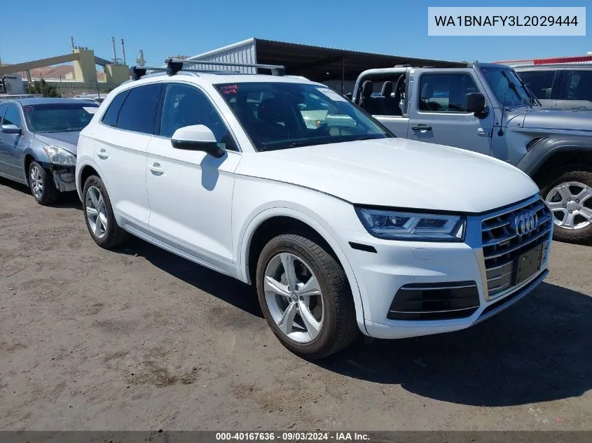 2020 Audi Q5 Premium Plus 45 Tfsi Quattro S Tronic VIN: WA1BNAFY3L2029444 Lot: 40167636