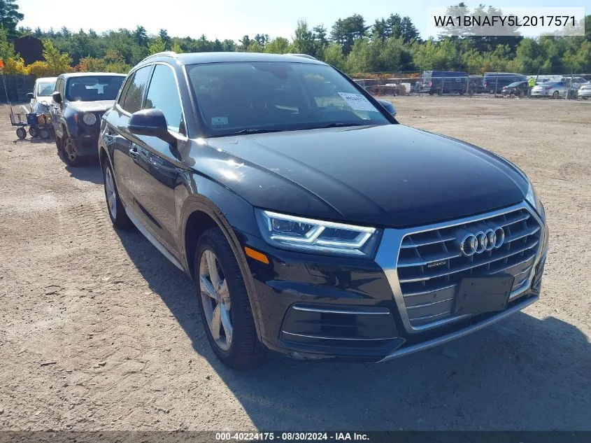 WA1BNAFY5L2017571 2020 Audi Q5 Premium Plus 45 Tfsi Quattro S Tronic