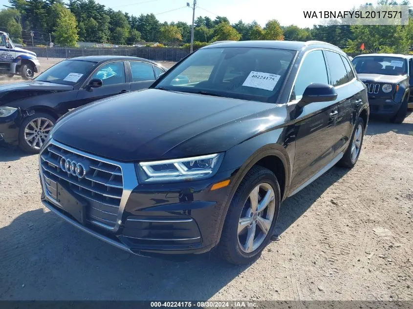 WA1BNAFY5L2017571 2020 Audi Q5 Premium Plus 45 Tfsi Quattro S Tronic