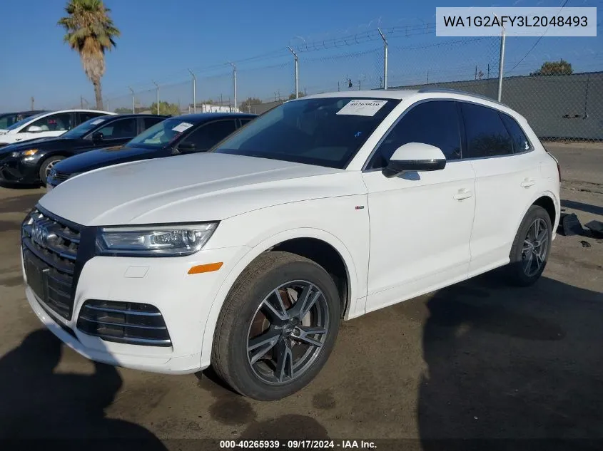 2020 Audi Q5 Premium 55 Tfsi E Quattro S Tronic VIN: WA1G2AFY3L2048493 Lot: 40265939