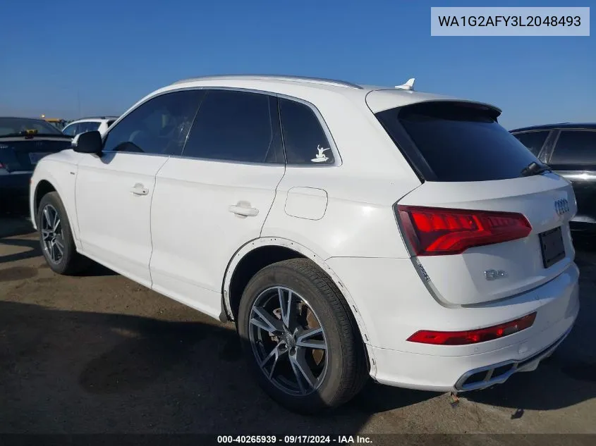 2020 Audi Q5 Premium 55 Tfsi E Quattro S Tronic VIN: WA1G2AFY3L2048493 Lot: 40265939