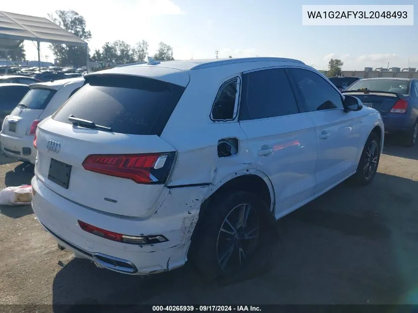 2020 Audi Q5 Premium 55 Tfsi E Quattro S Tronic VIN: WA1G2AFY3L2048493 Lot: 40265939