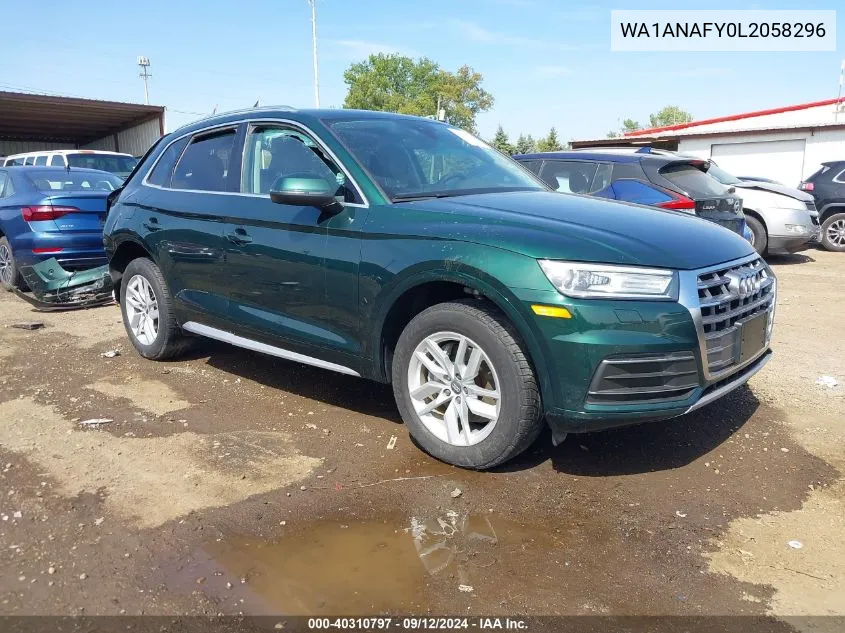 WA1ANAFY0L2058296 2020 Audi Q5 Premium 45 Tfsi Quattro S Tronic/Titanium Premium 45 Tfsi Quattro S Tronic