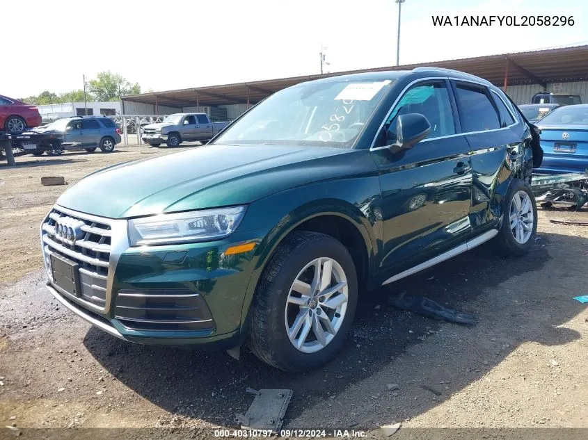 WA1ANAFY0L2058296 2020 Audi Q5 Premium 45 Tfsi Quattro S Tronic/Titanium Premium 45 Tfsi Quattro S Tronic