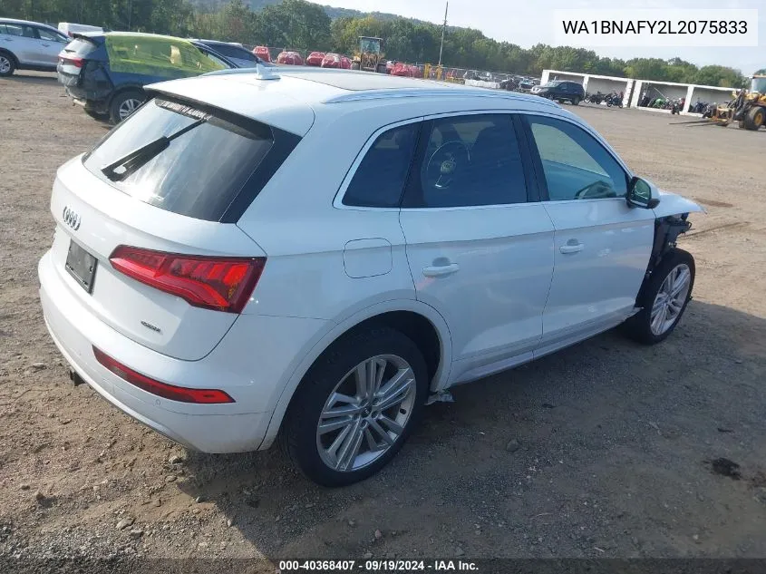 WA1BNAFY2L2075833 2020 Audi Q5 Premium Plus 45 Tfsi Quattro S Tronic