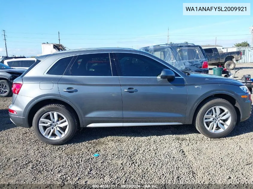 WA1ANAFY5L2009921 2020 Audi Q5 Premium 45 Tfsi Quattro S Tronic